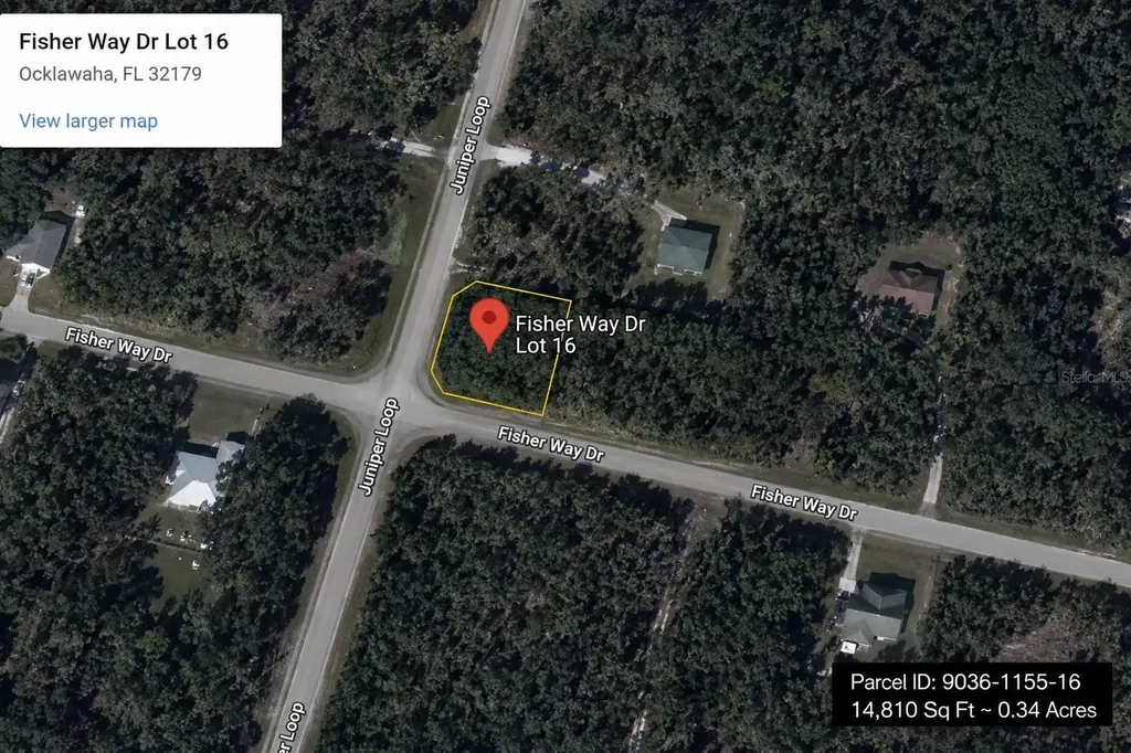 Fisher Way Dr Lot 16 Ocklawaha FL 32179