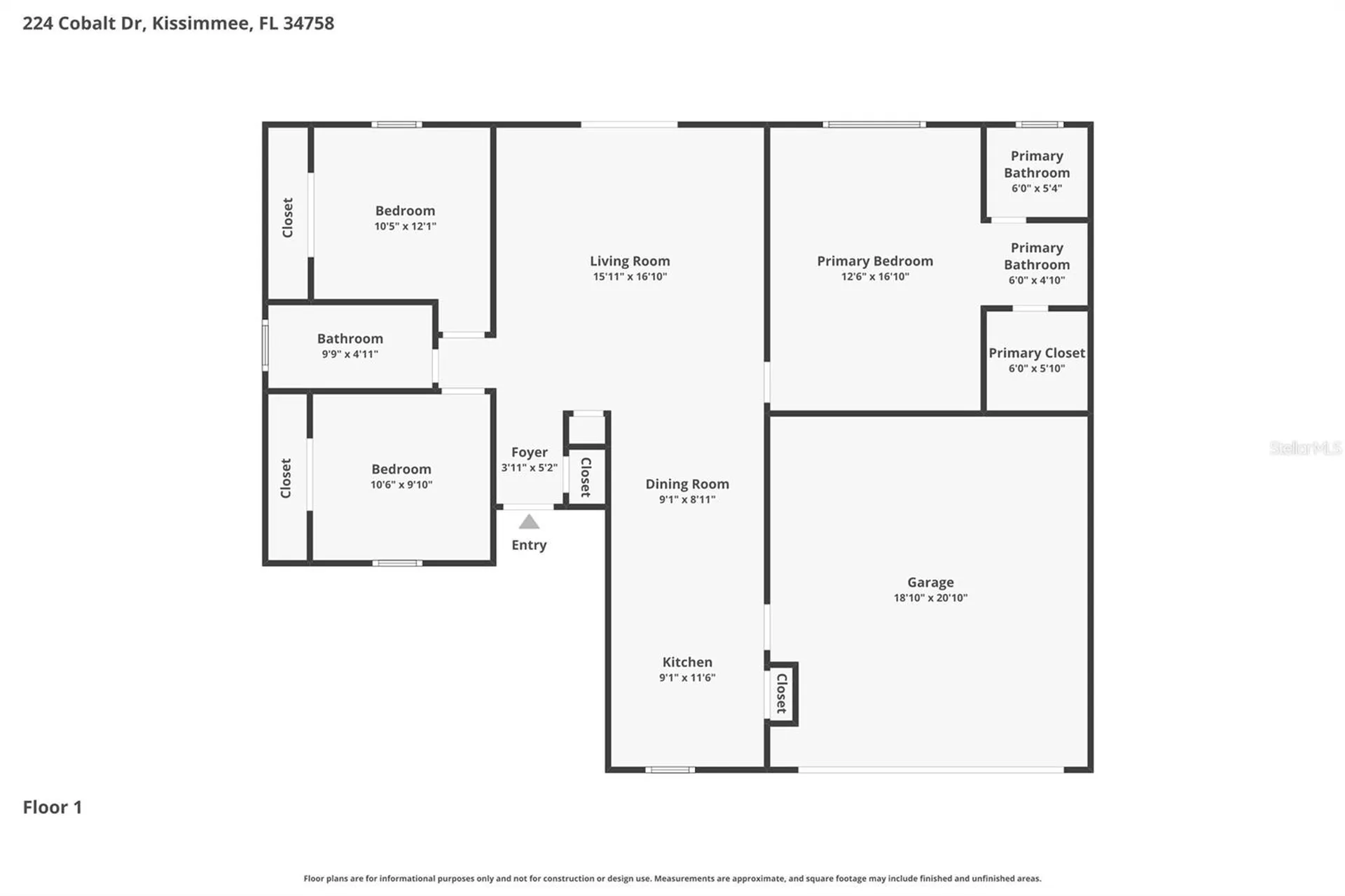 224 Cobalt Drive Kissimmee FL 34758