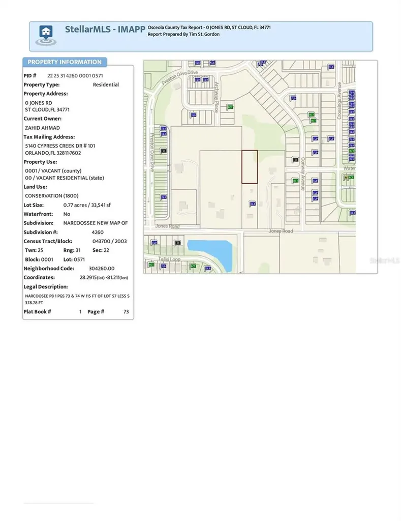 0 Jones Road St Cloud FL 34771