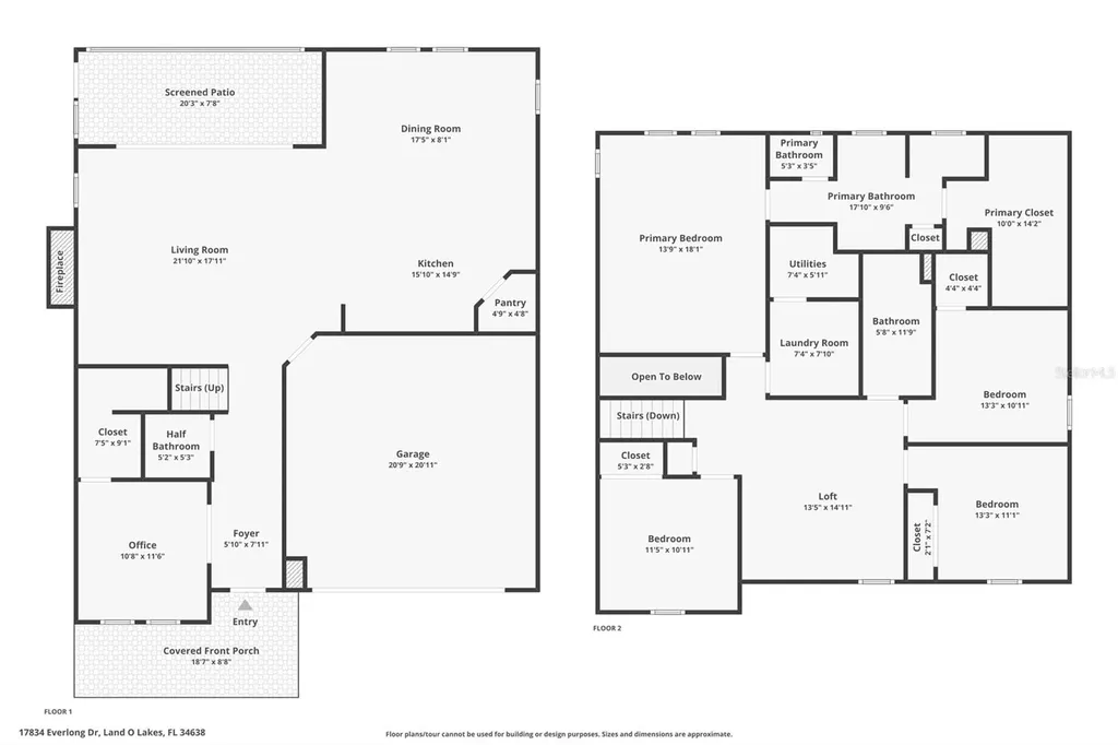 17834 Everlong Drive Land O Lakes FL 34638