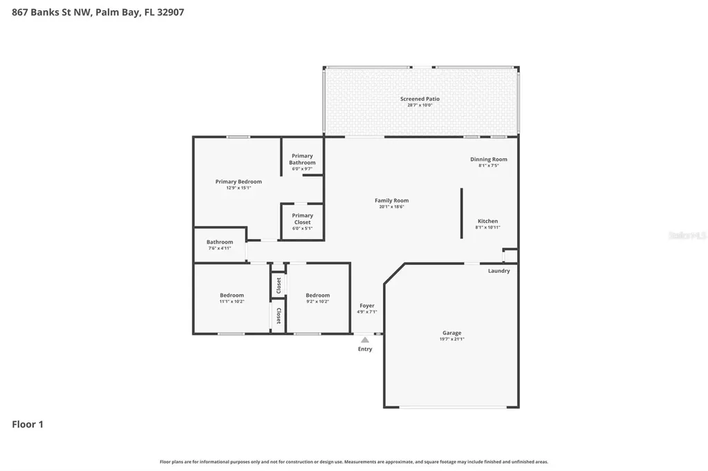 867 Banks Street NW Palm Bay FL 32907