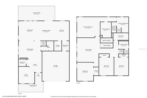 61 Las Casitas Boulevard Palm Coast FL 32137