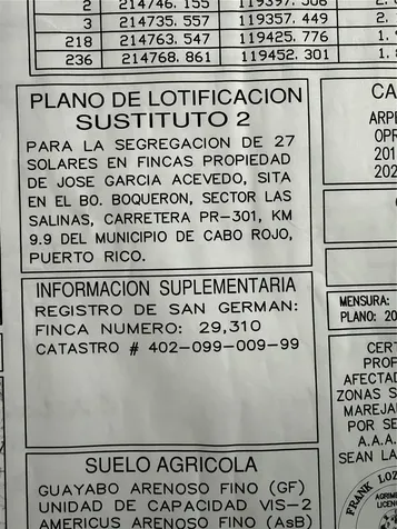 Sr 301 Km 9.9 Int Sector Las Salinas Barrio Boqueron Cabo Rojo PR 00623