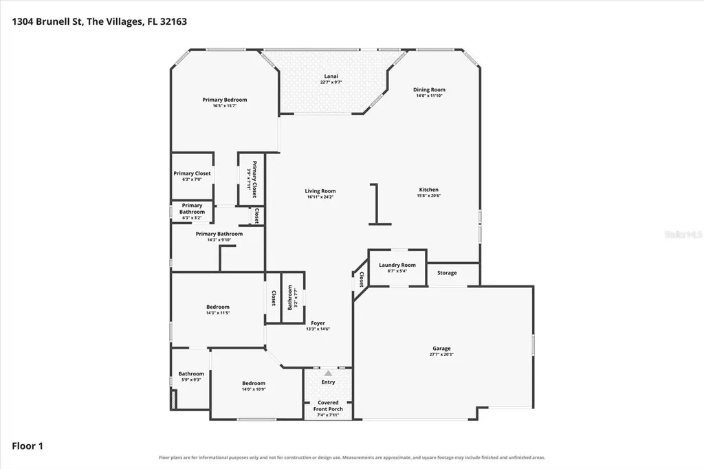 1304 Brunell Street The Villages FL 32163