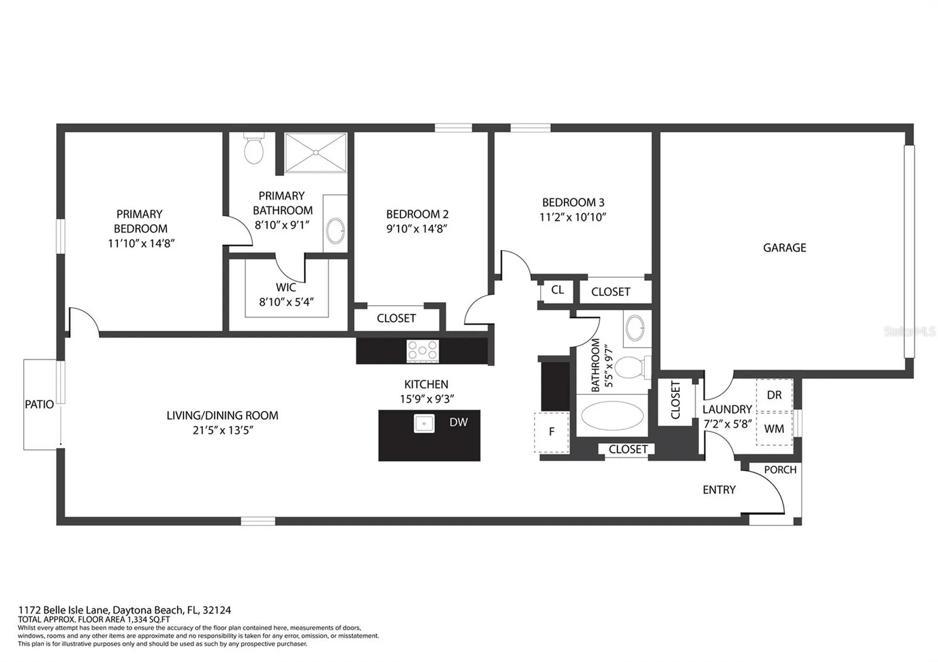 1172 Belle Isle Lane Daytona Beach FL 32124