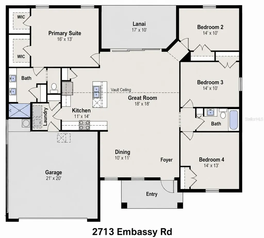 2713 Embassy Road North Port FL 34291