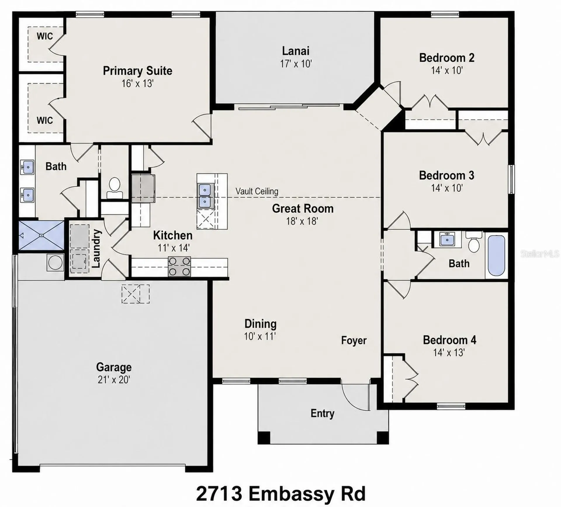 2713 Embassy Road North Port FL 34291