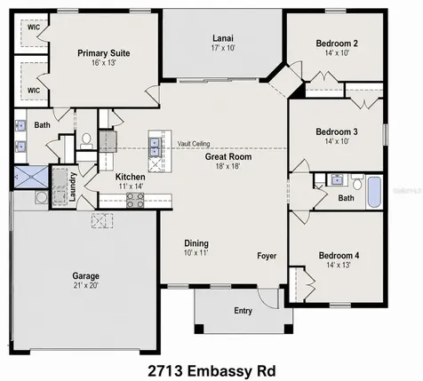 2713 Embassy Road North Port FL 34291