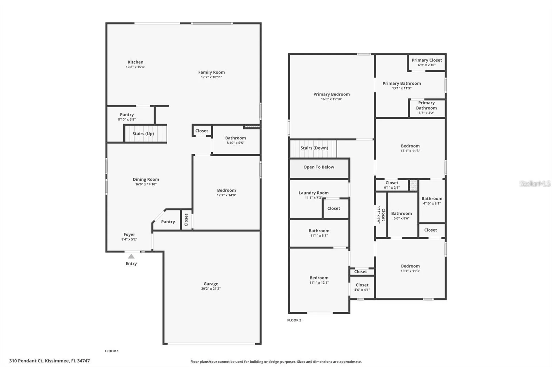 310 Pendant Court Kissimmee FL 34747