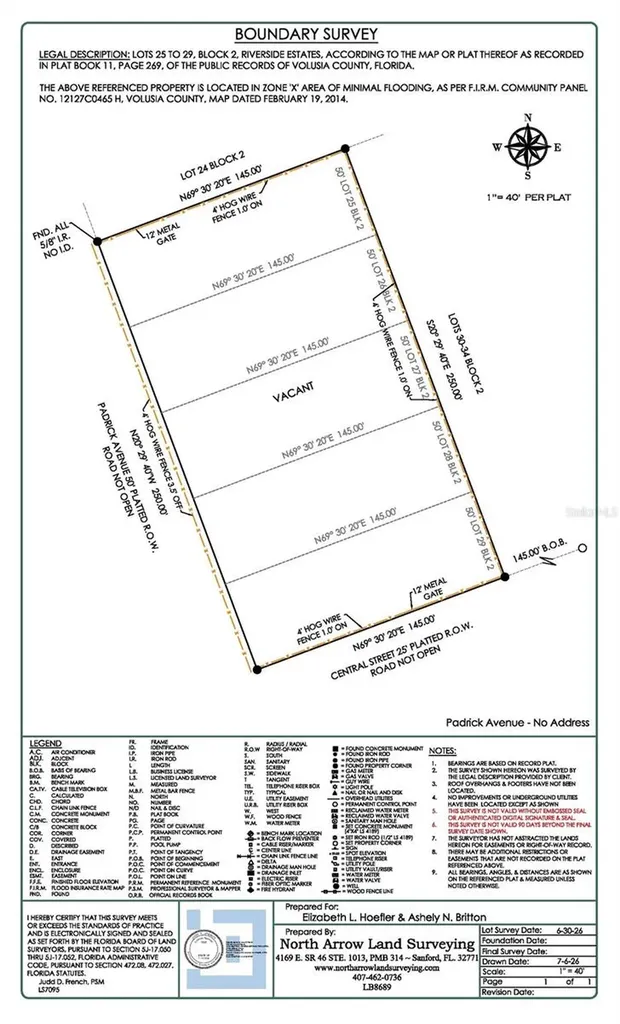No Street Deland FL 32720