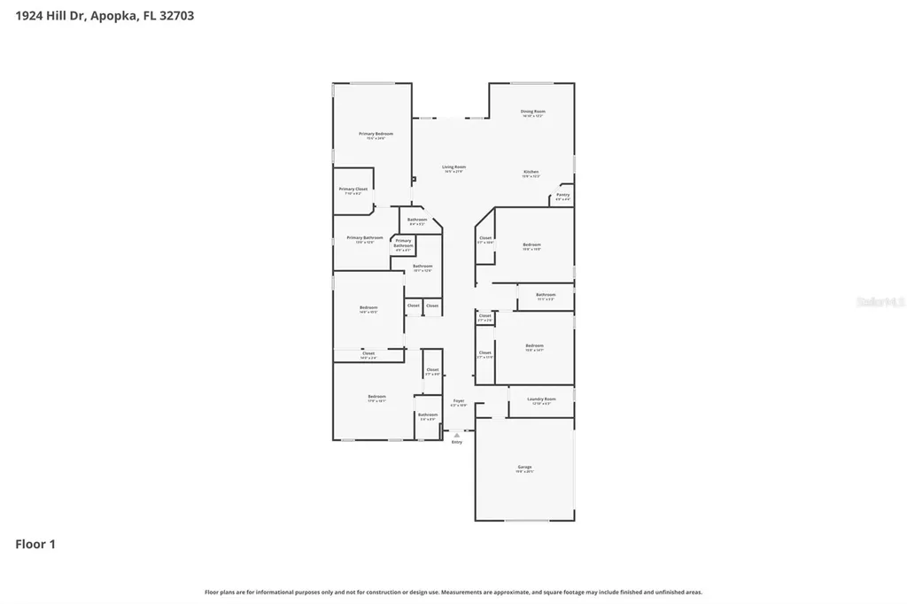 1924 Hill Drive Apopka FL 32703
