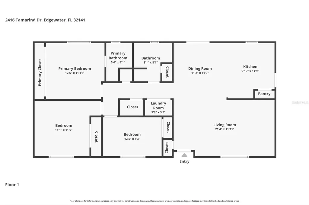 2416 Tamarind Drive Edgewater FL 32141