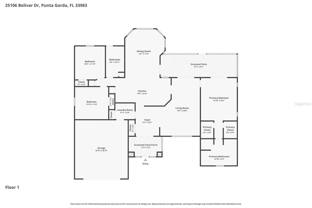 25106 Bolivar Drive Punta Gorda FL 33983