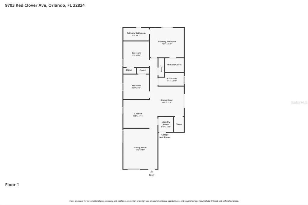 9703 Red Clover Avenue Orlando FL 32824