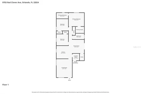 9703 Red Clover Avenue Orlando FL 32824