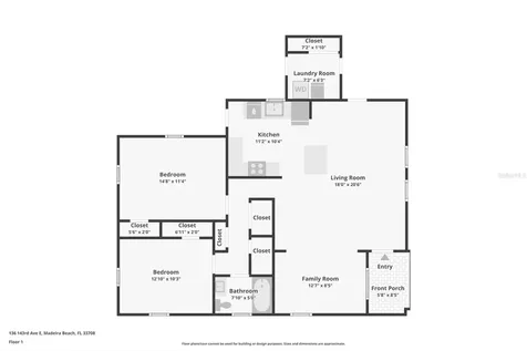 136 143rd Avenue E Madeira Beach FL 33708