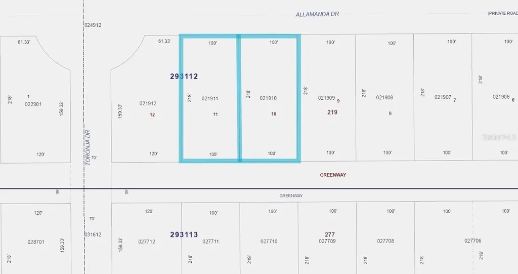 819 & 821 Allamanda Drive Indian Lake Estates FL 33855