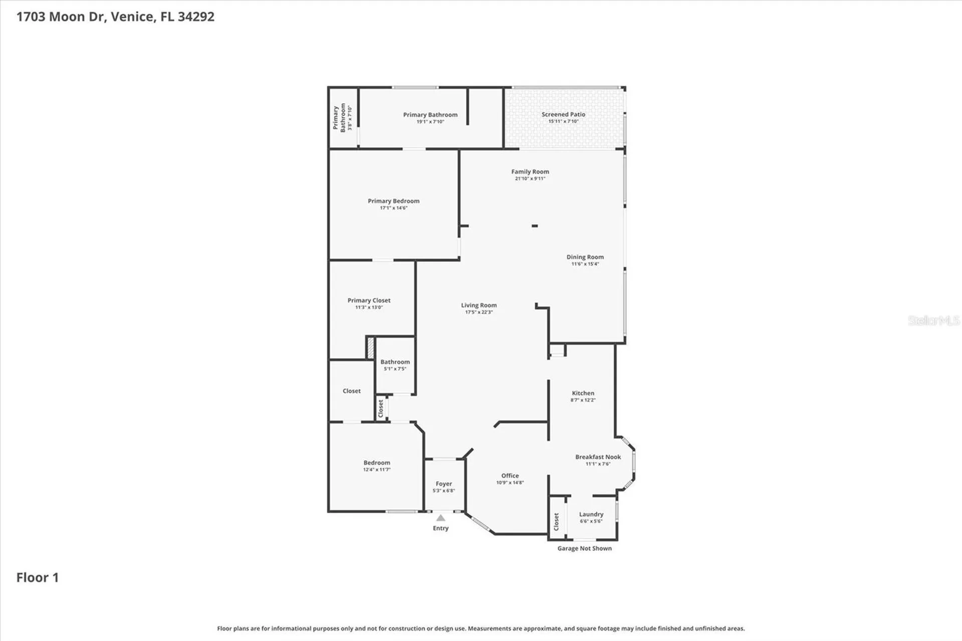 1703 Moon Drive Venice FL 34292