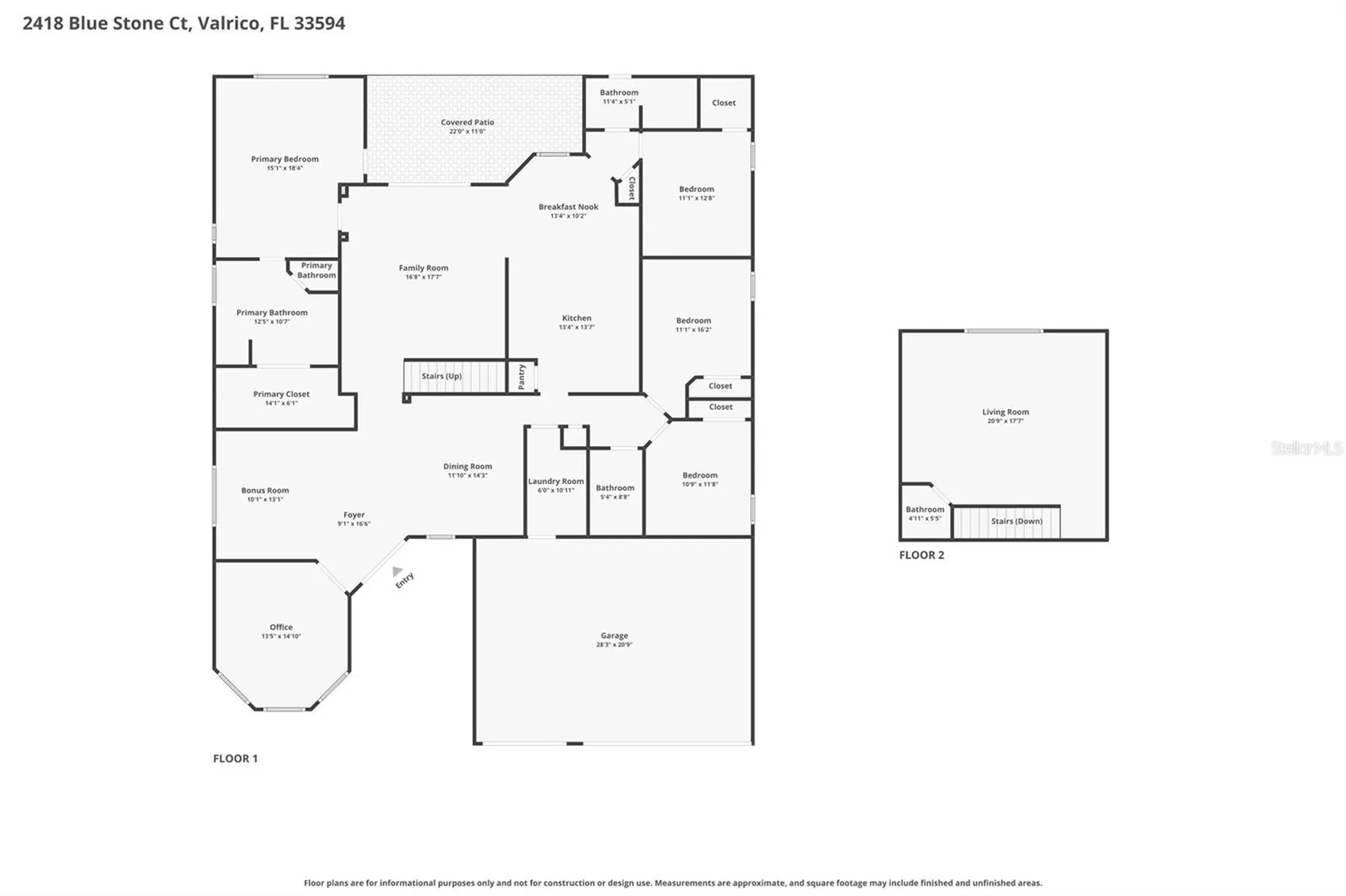 2418 Blue Stone Court Valrico FL 33594