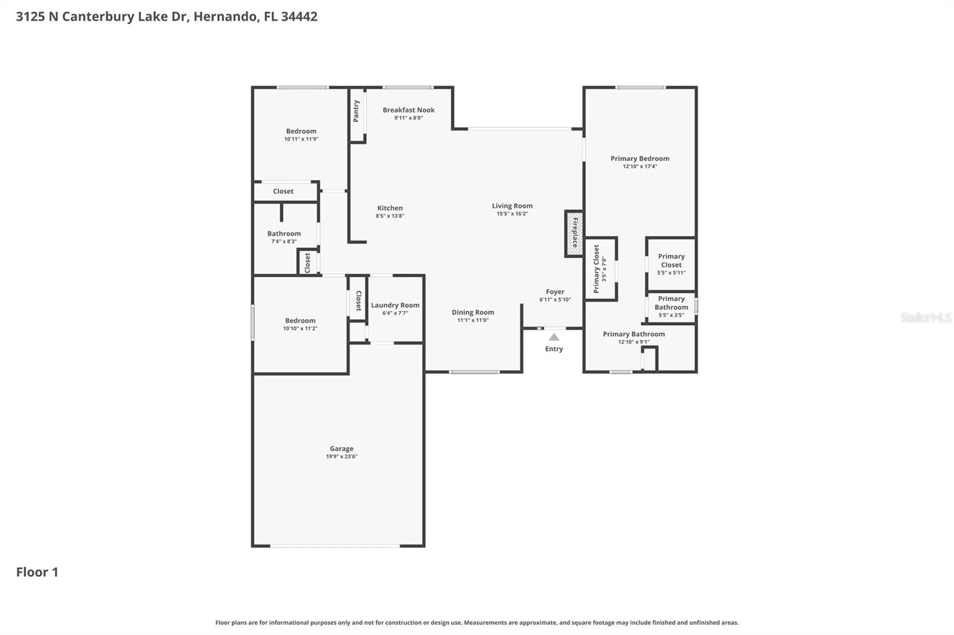 3125 N Canterbury Lake Drive Hernando FL 34442