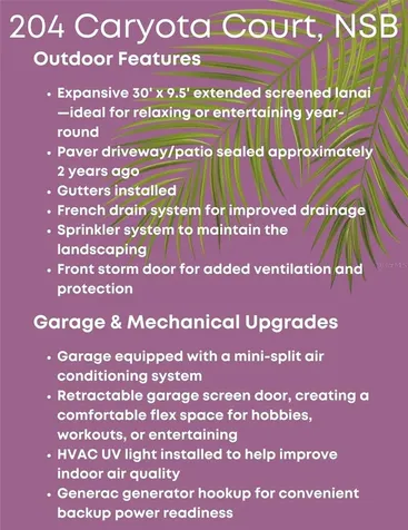 204 Caryota Court New Smyrna Beach FL 32168