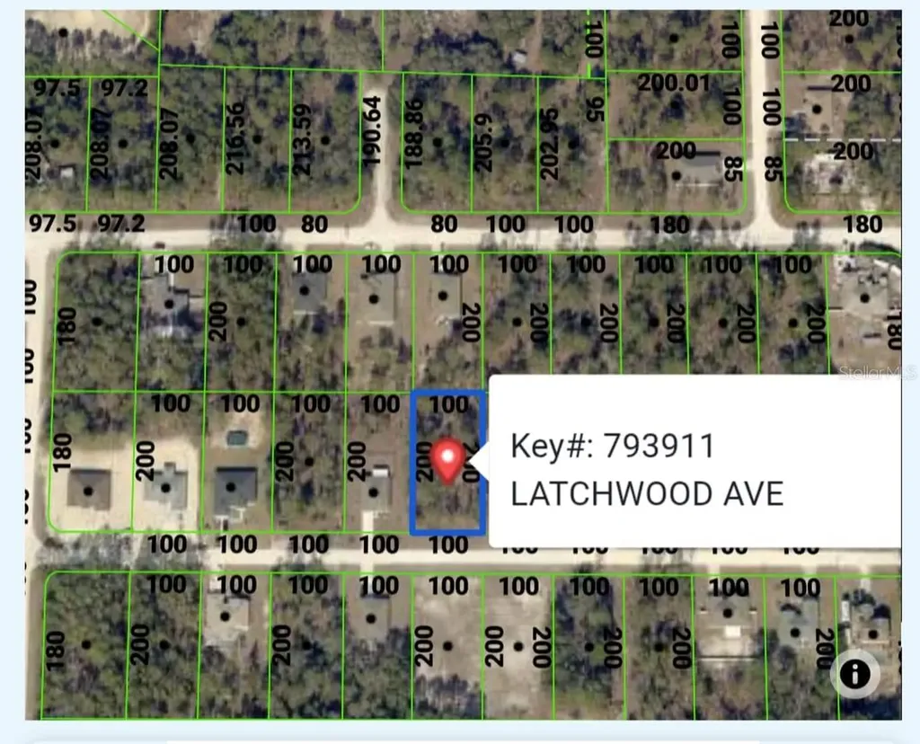 Latchwood Avenue Weeki Wachee FL 34614