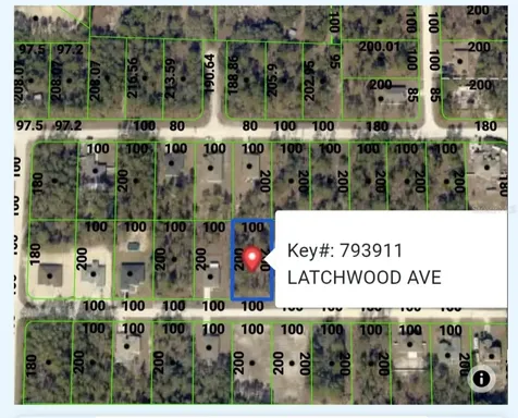 Latchwood Avenue Weeki Wachee FL 34614