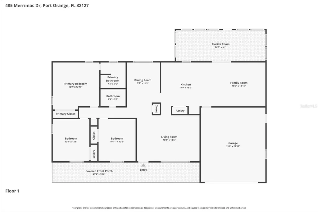 485 Merrimac Drive Port Orange FL 32127