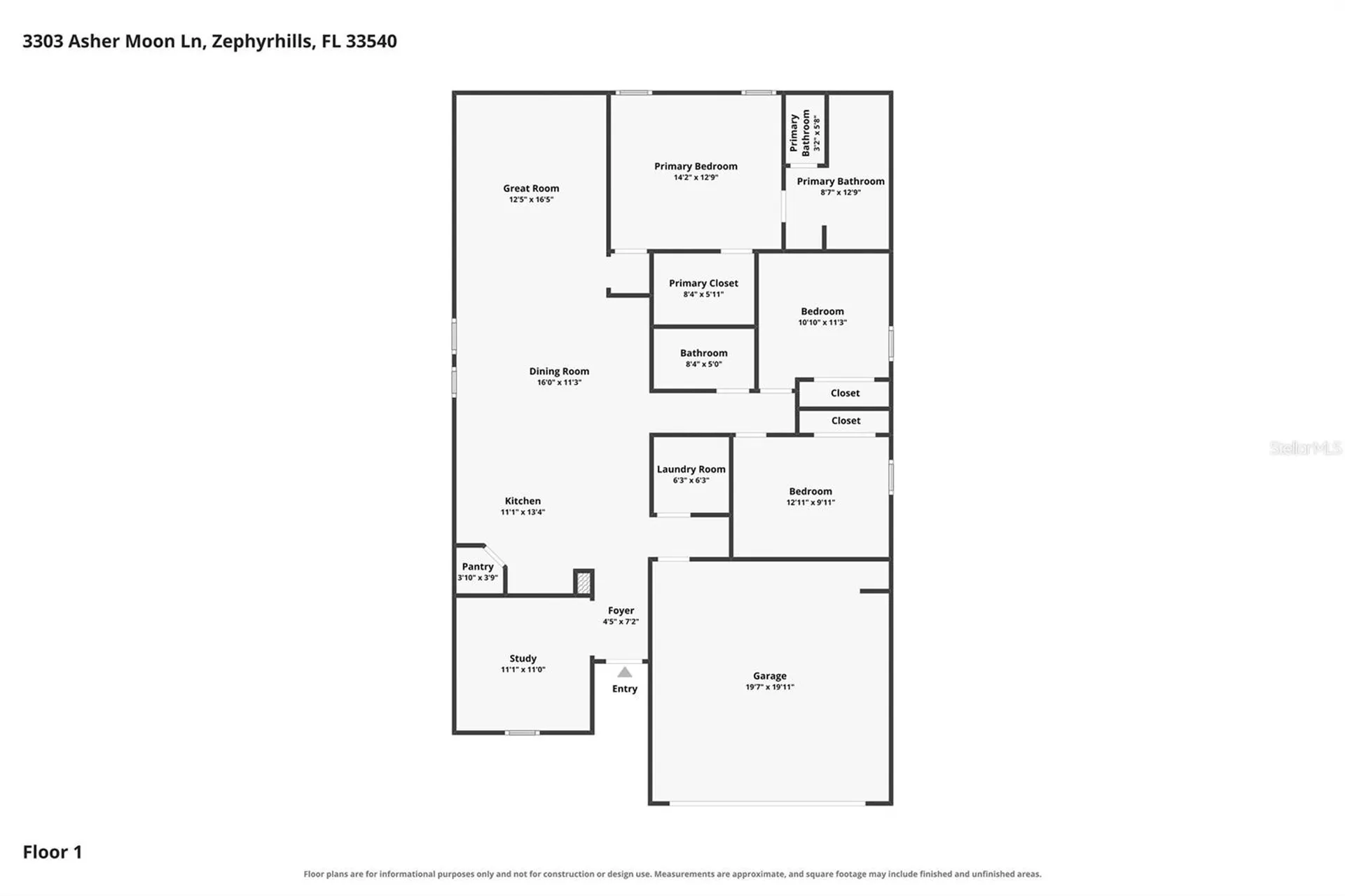 3303 Asher Moon Lane Zephyrhills FL 33540