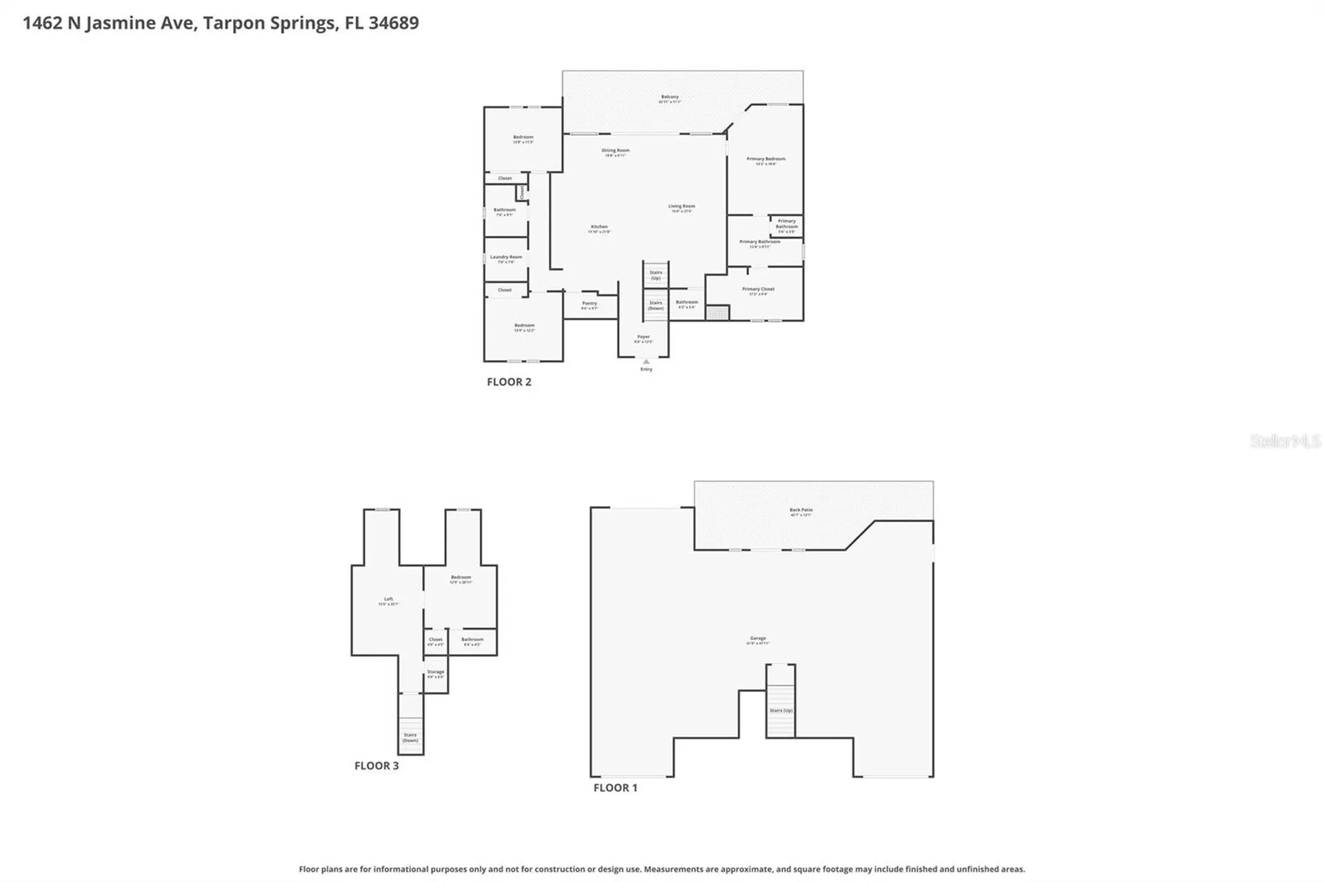 1462 N Jasmine Avenue Tarpon Springs FL 34689