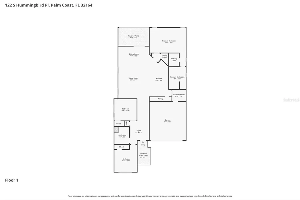 122 S Hummingbird Place Palm Coast FL 32164