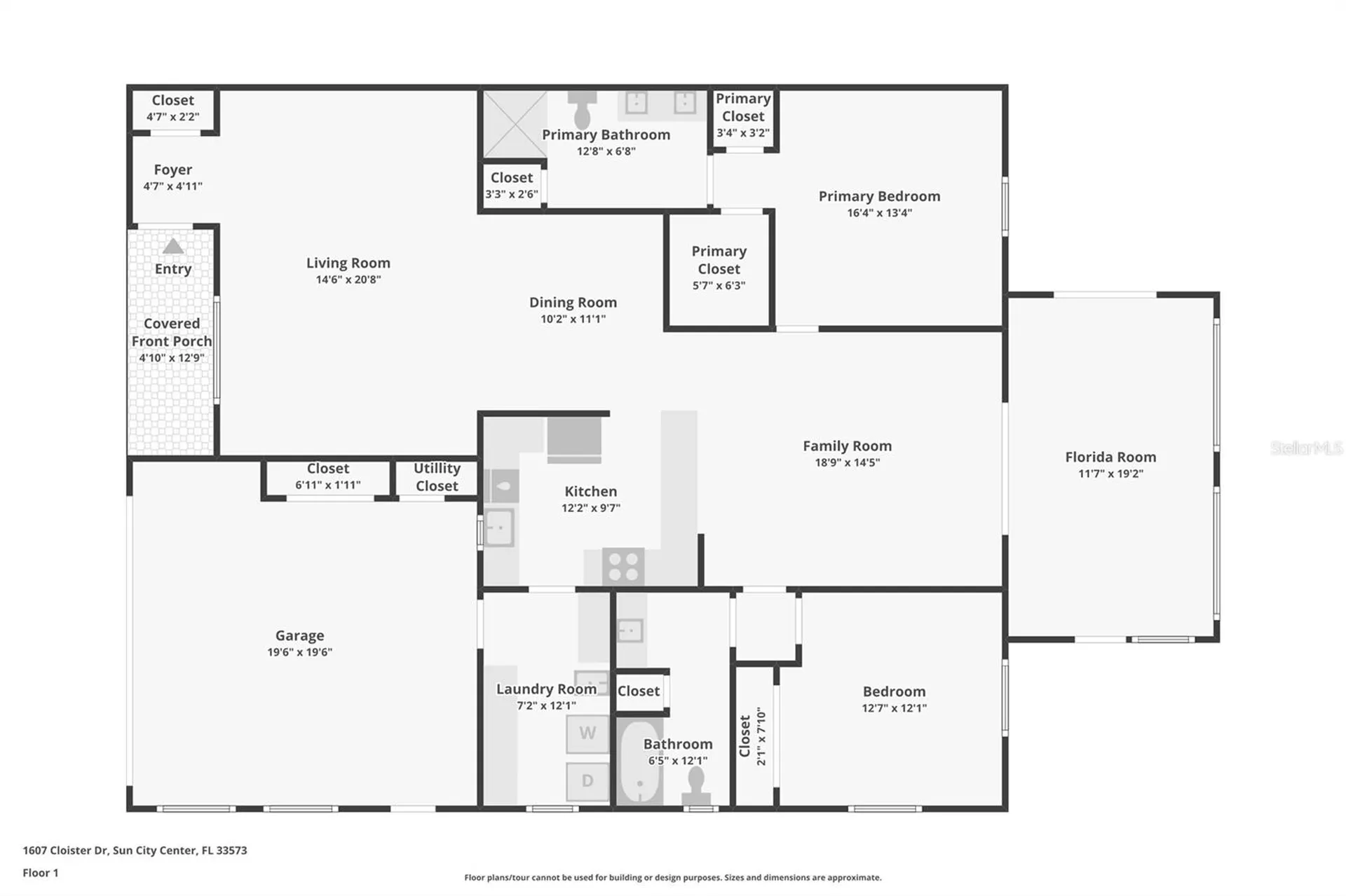 1607 Cloister Drive Sun City Center FL 33573
