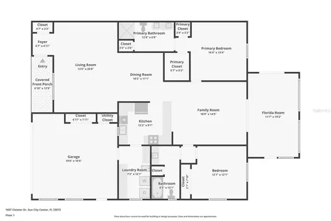 1607 Cloister Drive Sun City Center FL 33573
