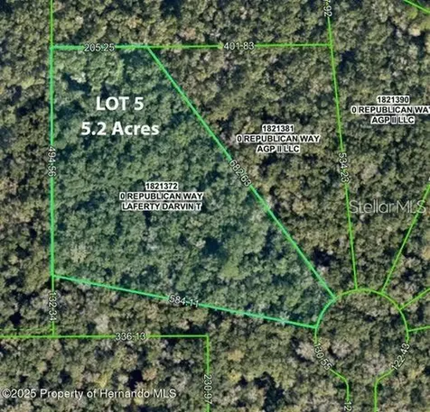 Republican (lot 5) Way Brooksville FL 34601