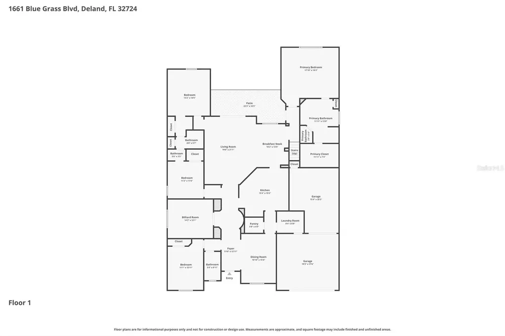 1661 Blue Grass Boulevard Deland FL 32724