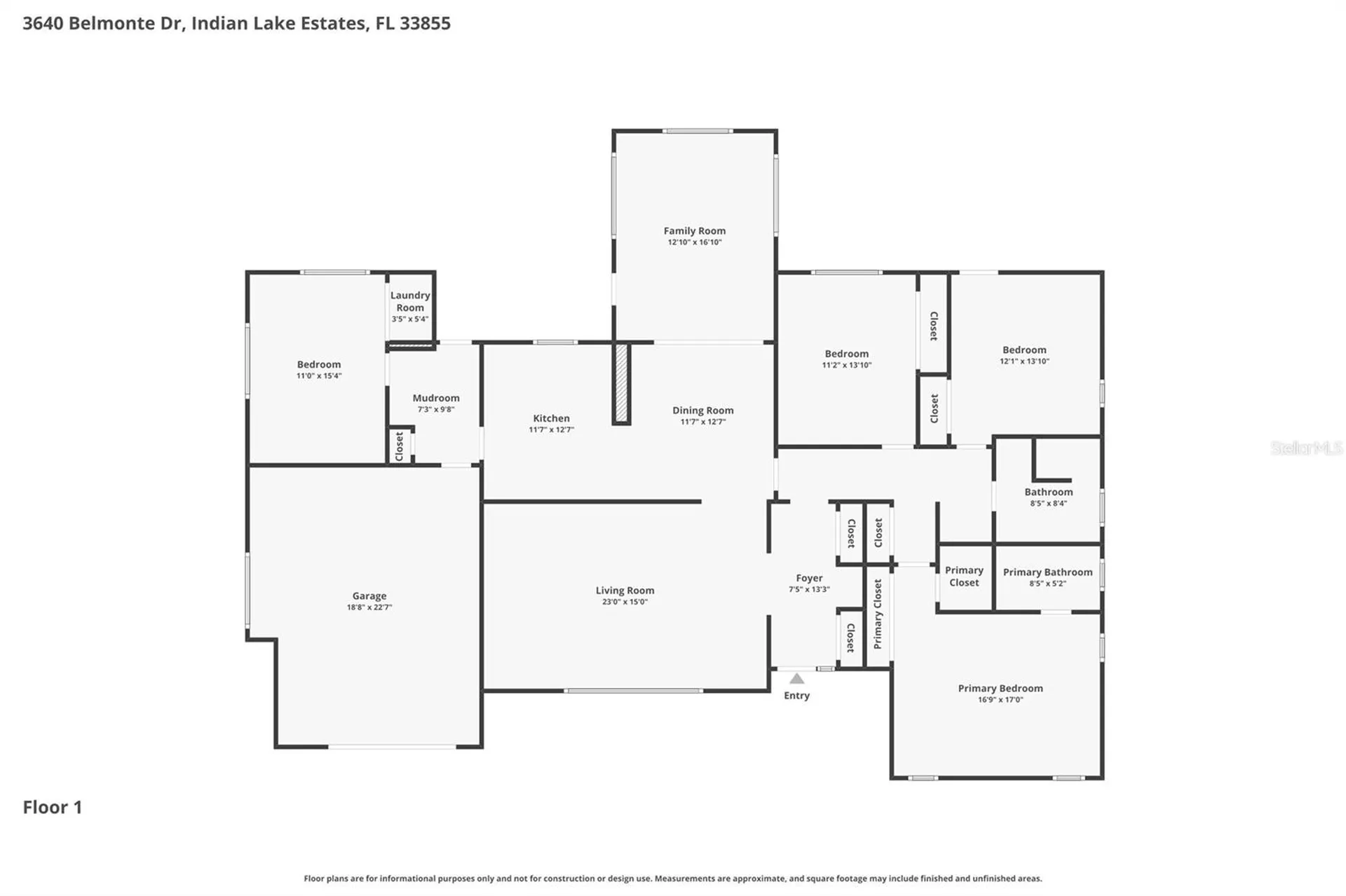 3640 Belmonte Drive Indian Lake Estates FL 33855
