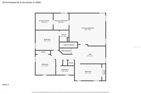 25134 Palisade Road Punta Gorda FL 33983