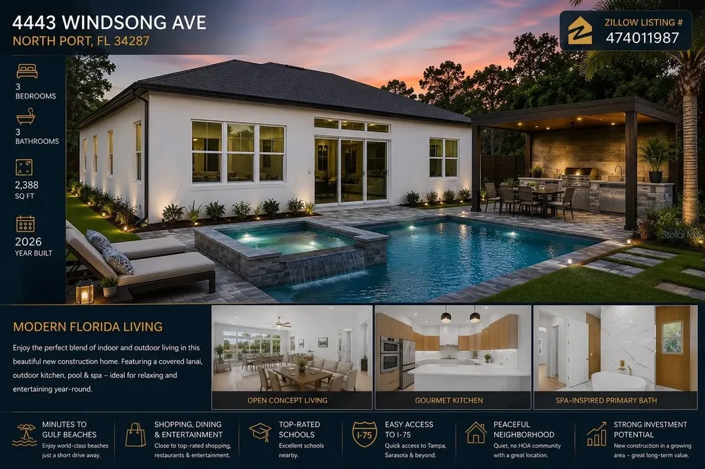 4443 Windsong Avenue North Port FL 34287