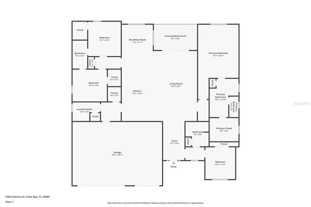 1406 Valerius Street SE Palm Bay FL 32909