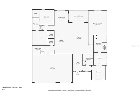 1406 Valerius Street SE Palm Bay FL 32909