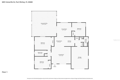 6831 Amarillo Street Port Richey FL 34668