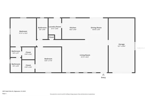 2527 Sabal Palm Drive Edgewater FL 32141