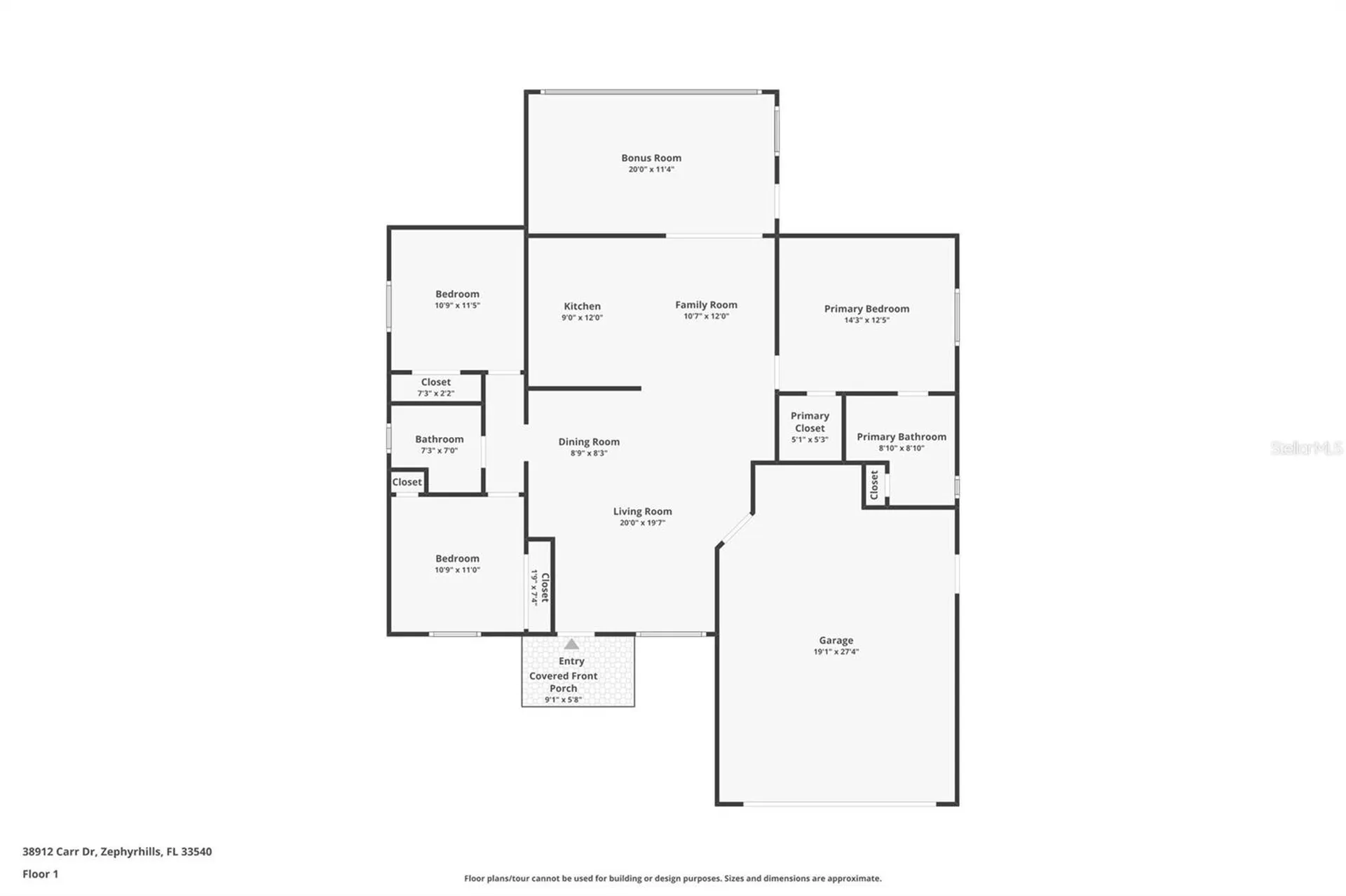 38912 Carr Drive Zephyrhills FL 33540