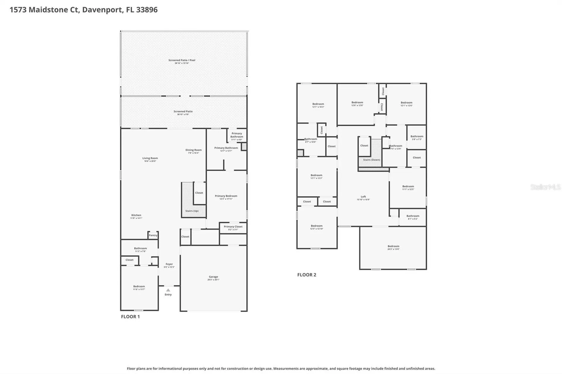 1573 Maidstone Court Davenport FL 33896