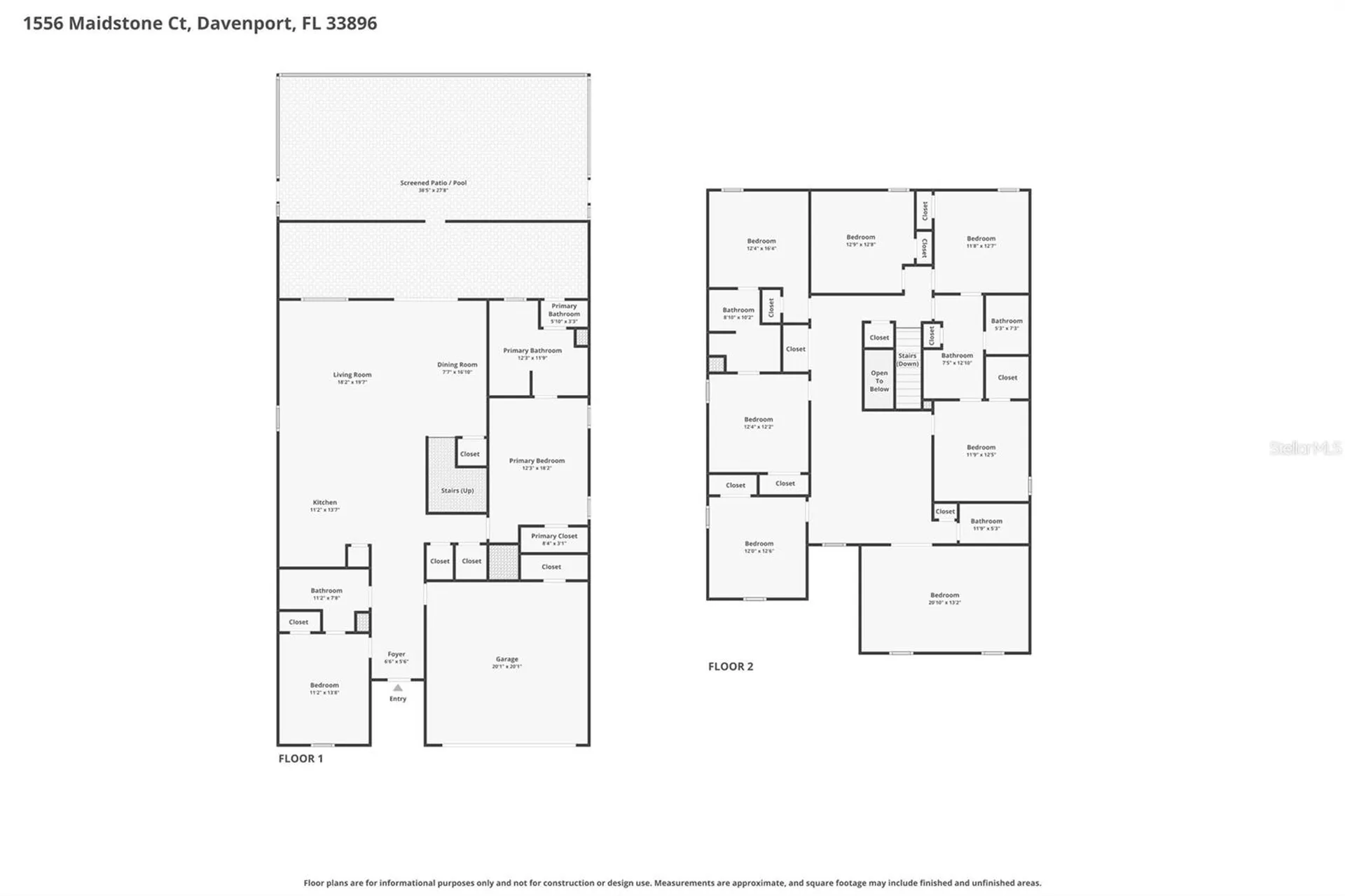 1556 Maidstone Court Davenport FL 33896