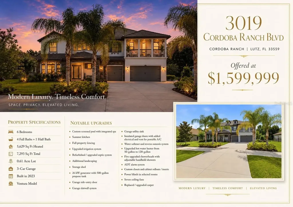 3019 Cordoba Ranch Boulevard Lutz FL 33559