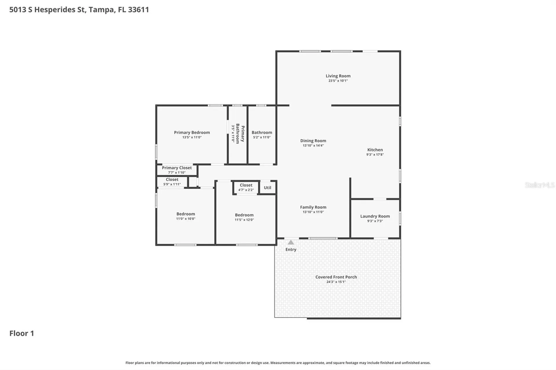 5013 S Hesperides Street Tampa FL 33611