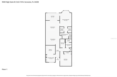 9550 High Gate Drive Sarasota FL 34238
