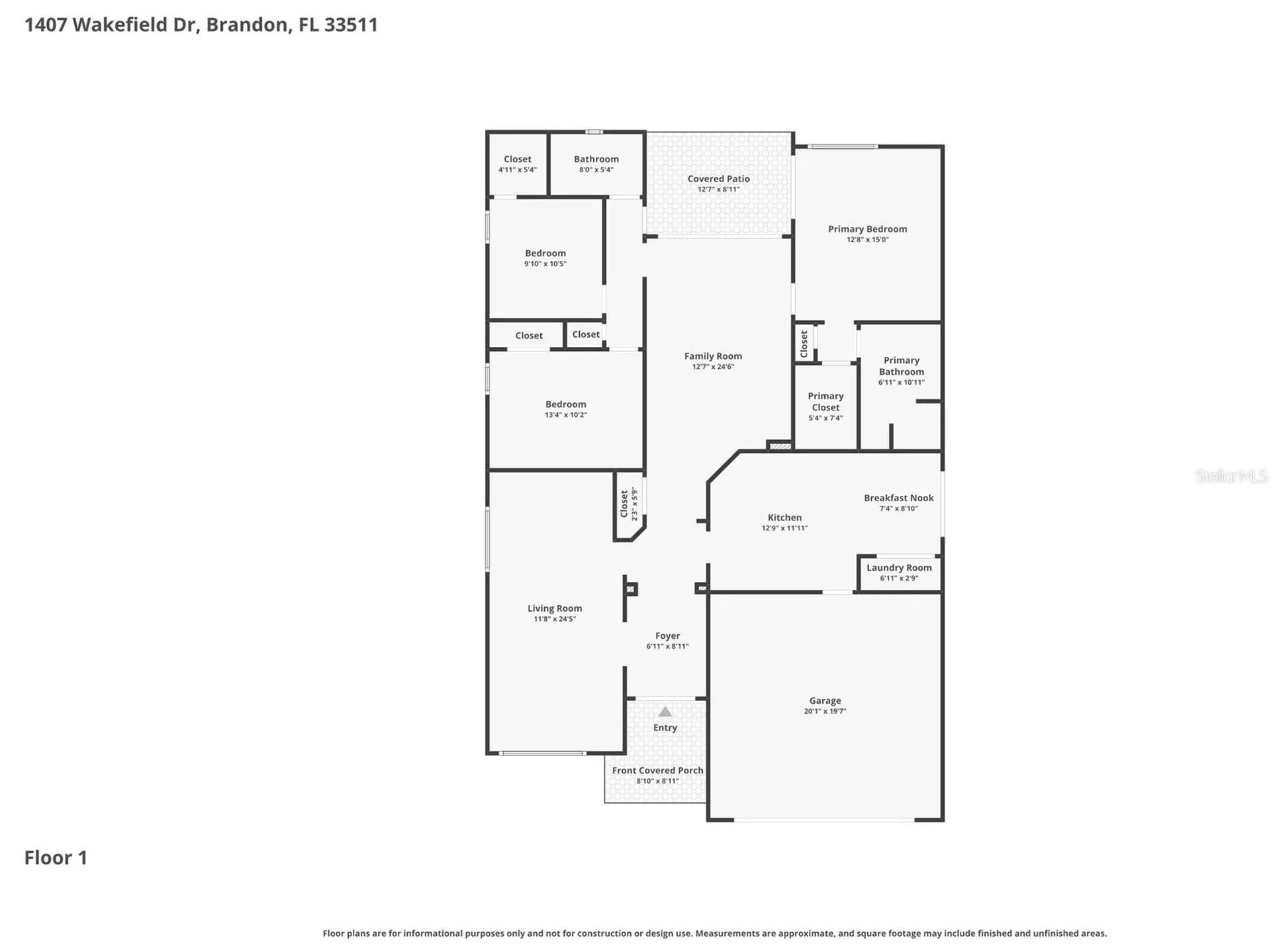 1407 Wakefield Drive Brandon FL 33511