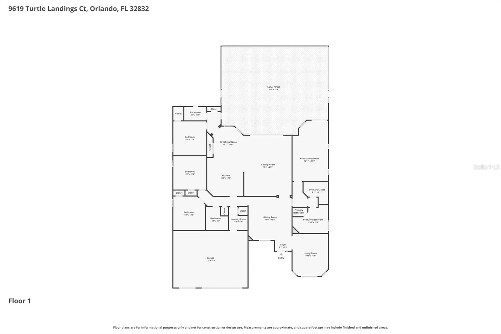 9619 Turtle Landings Court Orlando FL 32832